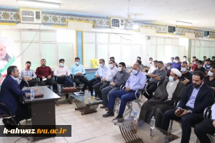 نشست صمیمانه جناب آقای دکتر علوی ریاست محترم دانشگاه فنی و حرفه ای استان خوزستان 3