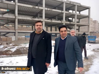 بازدید دکتر خسرویان از پروژه‌های در دست احداث دانشگاه فنی و حرفه‌ای استان البرز