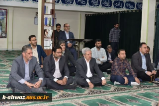 برگزاری اولین سالگرد شهادت آیت‌الله سیدابراهیم رئیسی و شهدای خدمت در سازمان مرکزی دانشگاه  با حضور دکتر زمانی برگزار شد