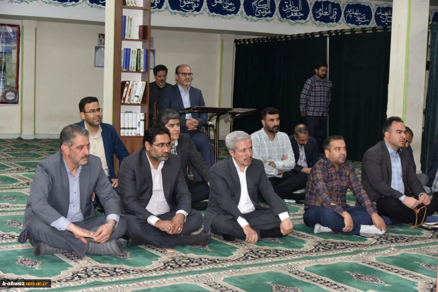 برگزاری اولین سالگرد شهادت آیت‌الله سیدابراهیم رئیسی و شهدای خدمت در سازمان مرکزی دانشگاه  با حضور دکتر زمانی برگزار شد 2