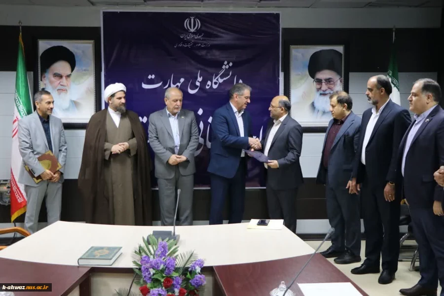 آیین تکریم رئیس پیشین و معارفه سرپرست جدید آموزشکده پسران شهیدچمران اهواز_واحداستانی خوزستان 2